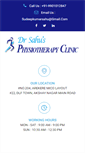 Mobile Screenshot of drsahuphysio.com